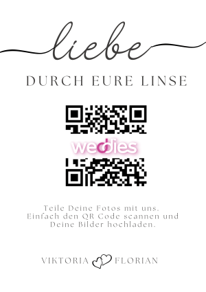 QR-Code Bilder hochladen - QR-Code Vorlage schwarz-weiss